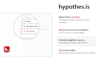 Item media 5 (screenshot) for Hypothesis - Web & PDF Annotation
